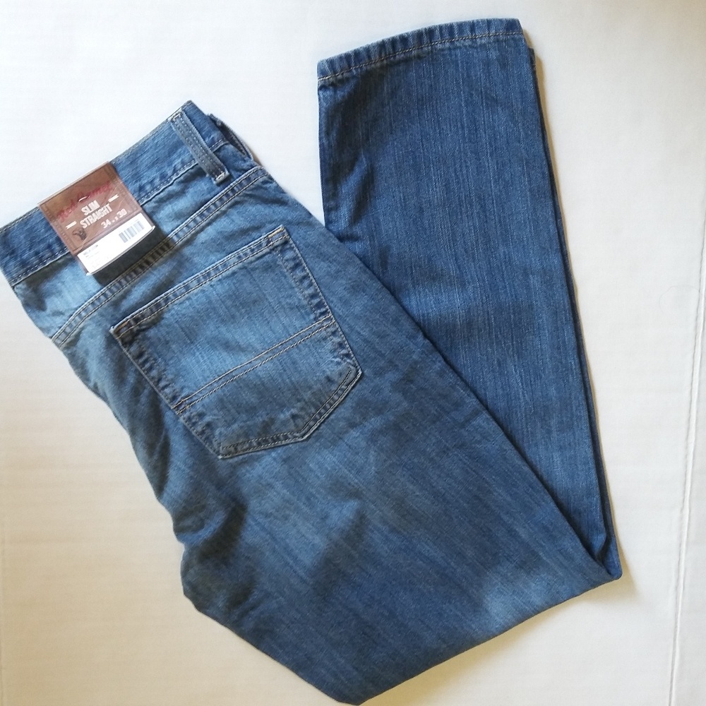 NWT Red Camel slim straight blue jeans